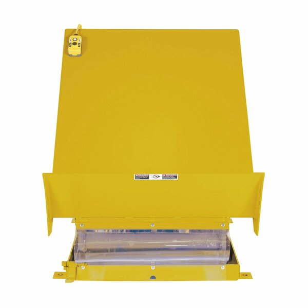 Vestil 40" X 48" Yellow Lift Table, Load Cap. 2000 lb., 230V UNI-4048-2-YEL-230-3